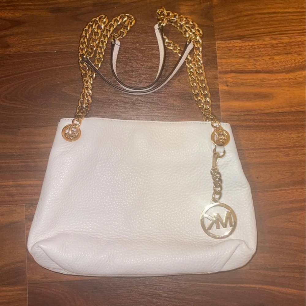 White Michael Kors purse